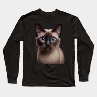 Siamese Cat - A Sweet Gift Idea For All Cat Lovers And Cat Moms Long Sleeve T-Shirt